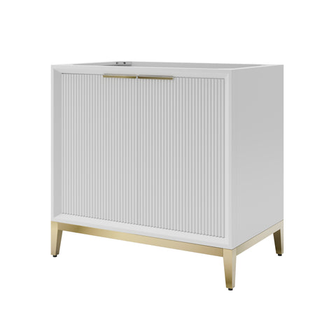 Image of Fresca Wellington 36" Freestanding Bathroom Vanity Set in White