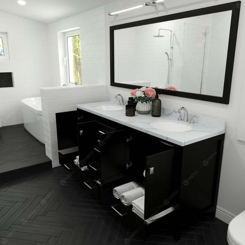 Image of Each Caroline Avenue vanity is handcrafted with a 2" solid wood birch frame built to last a lifetime.