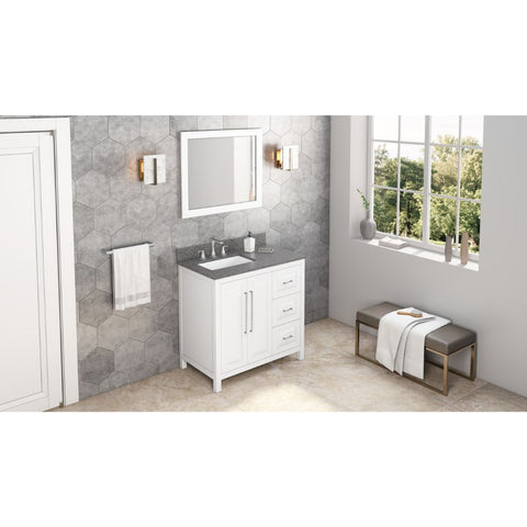 Image of Sleek lines and raised panels come together to create a unique design for the sophisticated Cade vanity. 