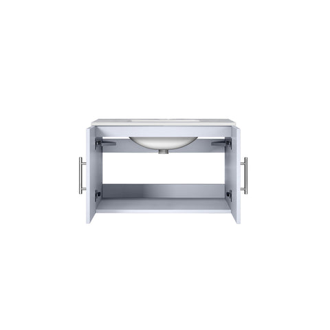 Image of Lexora Geneva Transitional Glossy White 30" Single Sink Vanity | LG192230DMDS000