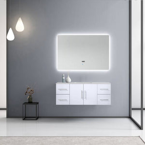 Lexora Geneva Transitional Glossy White 48