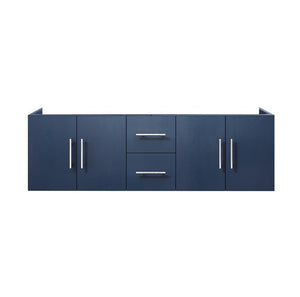 Lexora Geneva Transitional Navy Blue 60" Vanity Cabinet Only | LG192260DE00000