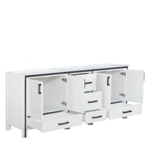 Image of Ziva 80" White Vanity Cabinet Only | LZV352280SA00000