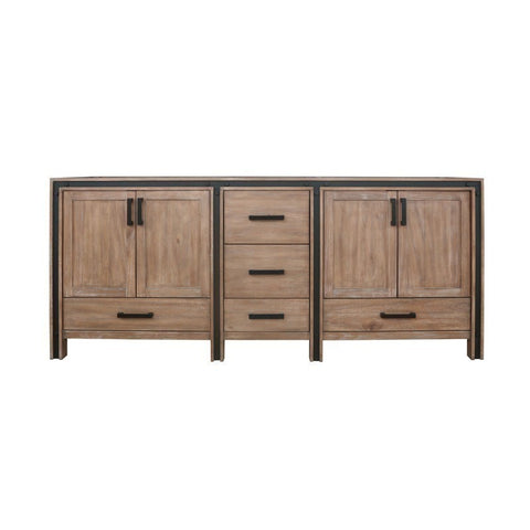 Image of Ziva 80" Rustic Barnwood Vanity Cabinet Only | LZV352280SN00000