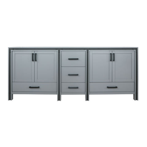 Image of Ziva 84" Dark Grey Vanity Cabinet Only | LZV352284SB00000