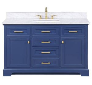 Design Element Milano 48" Blue Single Rectangular Sink Vanity ML-48-BLU