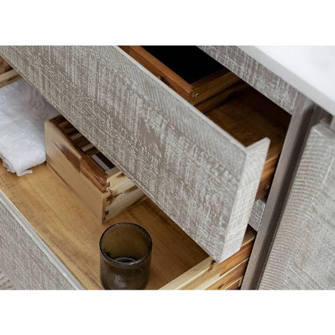 Image of Fresca Formosa 48" Ash Freestanding Modern Bathroom Vanity | FCB31-122412ASH-FC-CWH-U FCB31-122412ASH-FC-CWH-U