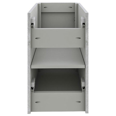 Image of Fresca Formosa 58" Ash Freestanding Open Bottom Double Sink Modern Bathroom Base Cabinet | FCB31-241224ASH-FS FCB31-241224ASH-FS