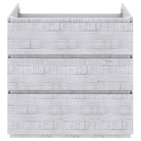 Image of Fresca Formosa 59" Rustic White Freestanding Modern Bathroom Base Cabinet | FCB31-123612RWH-FC FCB31-123612RWH-FC