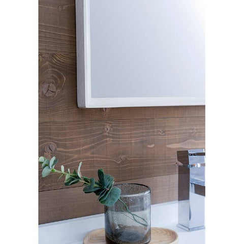 Image of Fresca Formosa Modern 60" Rustic White Floor Standing Double Sink Vanity Set w/ Open Bottom | FVN31-241224RWH-FS