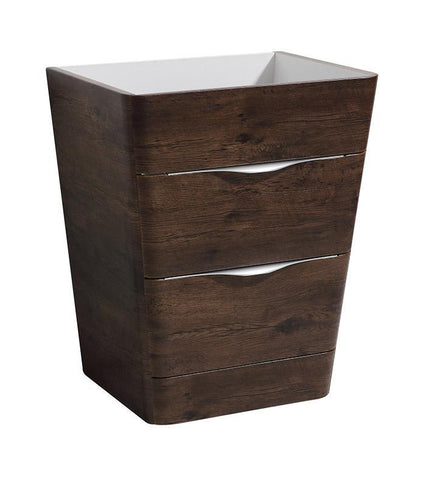 Image of Fresca Milano 26" Rosewood Modern Bathroom Cabinet FCB8525RW