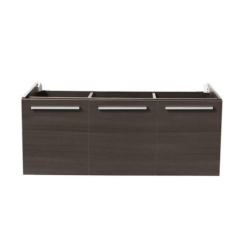 Image of Fresca Vista 48" Gray Oak Wall Hung Modern Bathroom Cabinet | FCB8092GO FCB8092GO