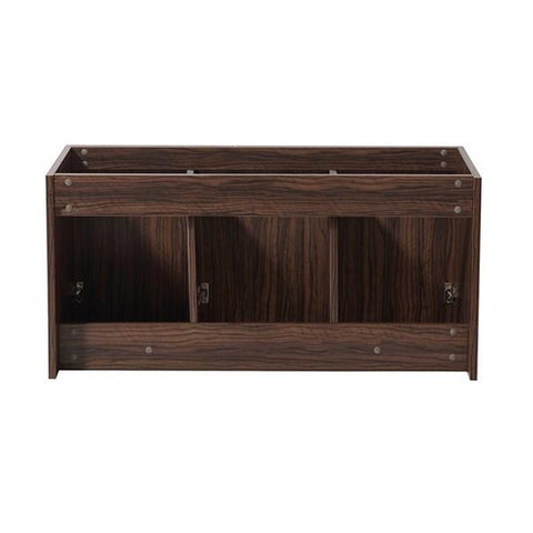 Image of Fresca Vista 48" Walnut Wall Hung Modern Bathroom Cabinet | FCB8092GW