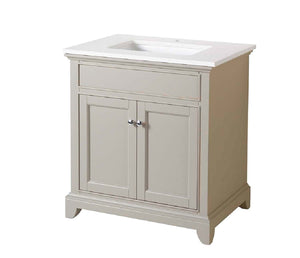 Stufurhome Erin 31 Inch Single Sink Bathroom Vanity HD-6004-31-QZ