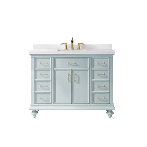 Vinnova Charlotte 48" Transitional Green Vanity 735048-FG-CQS-NM