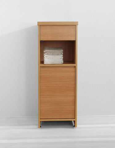 Image of Virtu USA Raynard 16" Linen Cabinet in Chestnut ESC-900-ES